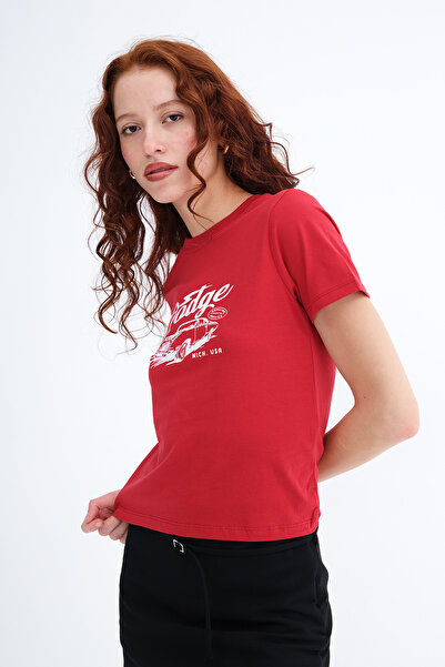 Addax Car Printed T-Shirt P10610