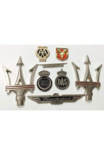 lina oto aksesuar 8 Pieces of Metal Emblem Tape Occasion Product