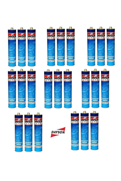 DAYSON Silikonize Mastik Beyaz Çok Amaçlı 25’li Koli