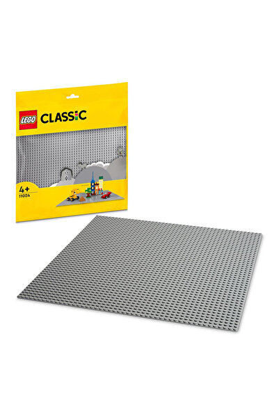 LEGO Classic Grey Baseplate 11024, Large Building Foundation for Creative Pla...