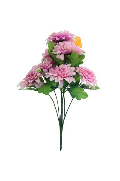 Goliat Buchet de margarete roz cu fluturi decorativi - Decorațiune florală, 4...