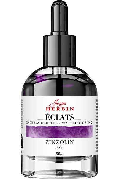 Jacques Herbin Μπουκάλι μελανιού 50ml Zinzolin