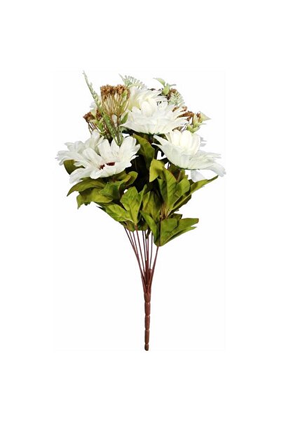 Goliat Bukiet 11 Sztucznych Gerber w Kolorze Kremowym - Dekoracja o Wysokości...