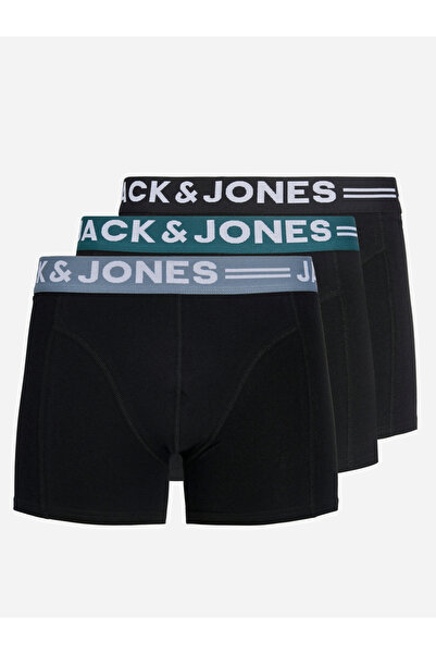 Jack & Jones Pack of 3 - Printed Waistband Trunks