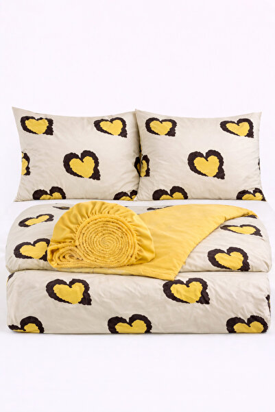 İQON Elastic Sheet Duvet Cover Set Double Size Drem Srıı -246 Otlt2
