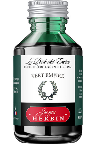 Jacques Herbin Sticlă de cerneală 100ml Vert Empire