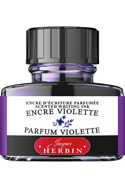 Jacques Herbin Мастило в бутилка 30 мл, лилаво - аромат на виолетка