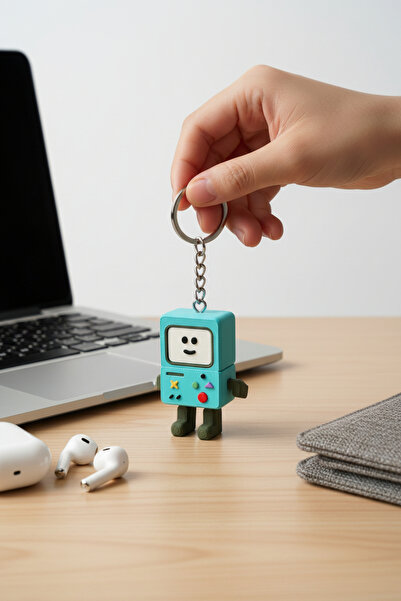 Pazarois سلسلة مفاتيح متحركة على شكل شخصية كوانتم للأطفال