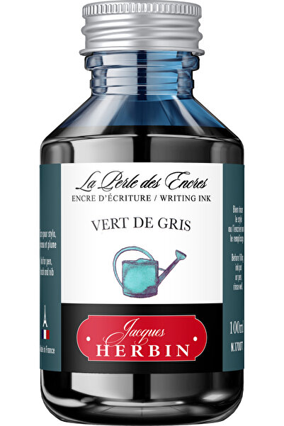 Jacques Herbin Sticlă de cerneală 100ml Vert de Gri