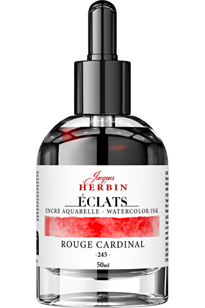 Jacques Herbin Μπουκάλι μελανιού 50ml Rouge Cardinal