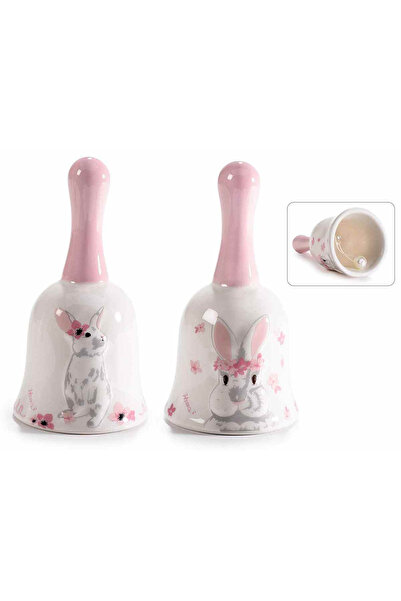 Decorer Set of 2 Bunny bells 5x10 cm