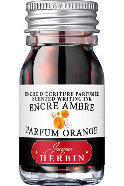 Jacques Herbin Sticlă de cerneală 10ml Amber - Parfum de portocală