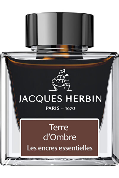 Jacques Herbin Sticlă de cerneală 50ml Terre d’Ombre