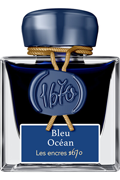 Jacques Herbin Sticlă de cerneală 50ml Bleu Ocean