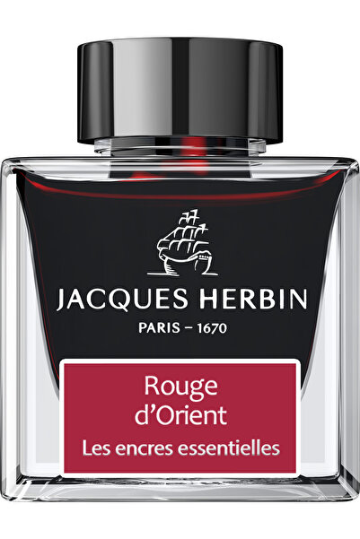 Jacques Herbin Sticlă de cerneală 50ml Rouge d’Orient
