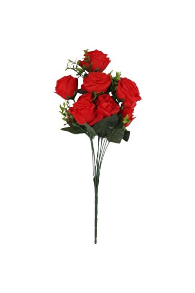 Goliat Bukiet 11 róż z bukszpanem 54 cm CZERWONY