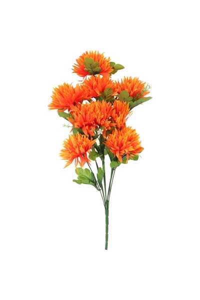 Goliat Buchet de 10 crizanteme portocalii