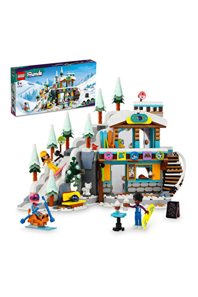 LEGO مجموعة منحدر التزلج والمقهى من فريندز هوليداي 41756 - لعبة مكعبات بناء 9...