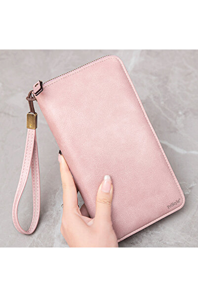 PriStyle Portofel Dama din Piele Ecologica, Protectie RFID, Compartimente Mul...