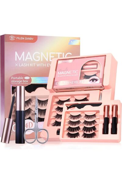 Other Set Gene Magnetice Mlen Diary - 10 Perechi, Eyeliner Rezistent la Apa, ...
