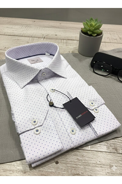 KAMER PUANTİYELİ PAMUK GÖMLEK