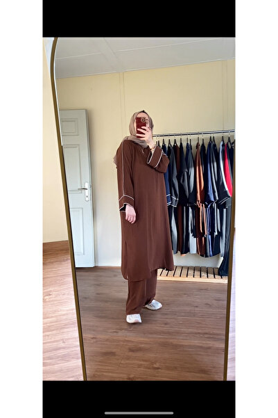 tesettür pantolon tunik yazlık ikili takım