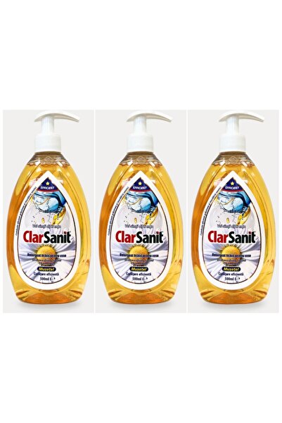 clarsanit 3-PIECE SET - Professional dishwashing liquid with chamomile, 500 ml