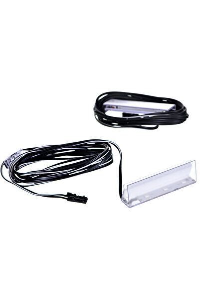 Cama Meble lumină LED albastră montată pe raft