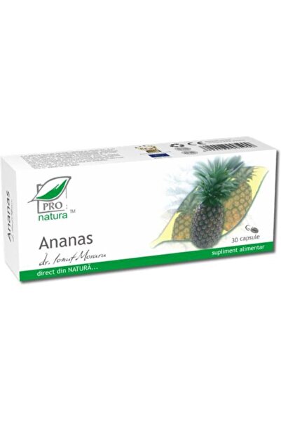 Pro Natura Pineapple Food Supplement, Pro Natura, 30 Capsules