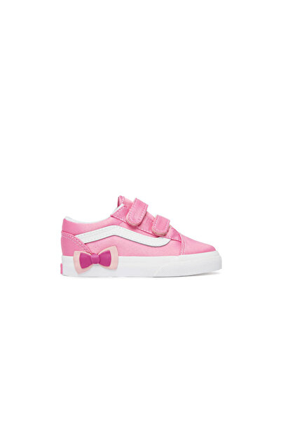 Vans Old Skool V Bow Baby Casual Shoesvn000E9Wfrq1 Pink