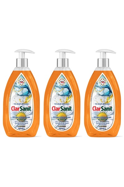 clarsanit SET 3 PIECES - Chamomile Scented Vase Cleaner 1L
