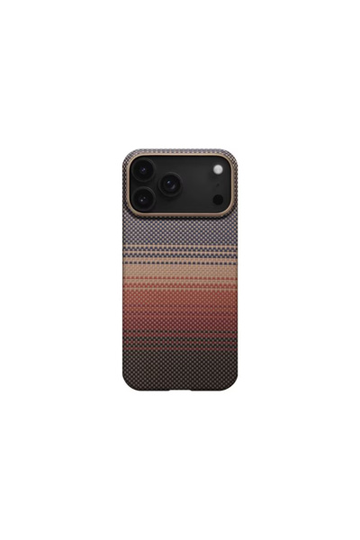PITAKA Carcasa Ultra Slim Sunset cu Magnetic Ring compatibila cu iPhone 17 Pr...