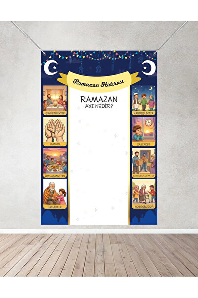 heptex Ramazan Hatırası Hatıra Fotoğraf Brandası 100x150