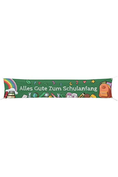 Other Back to School Banner Alles Gute zum School - Durable, Resistant PVC - ...