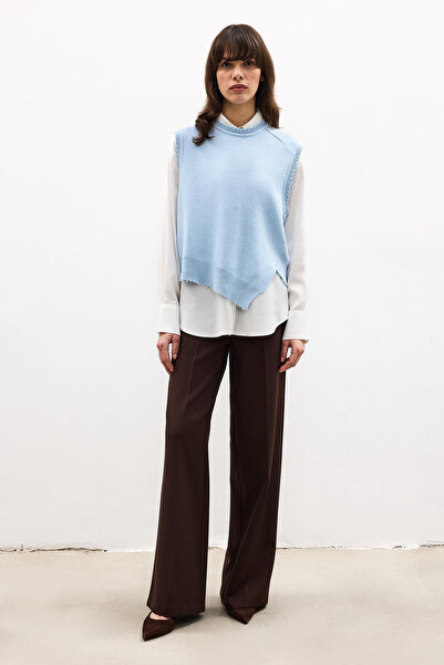 Touché Privé Asymmetric Cut Tricot Sweater