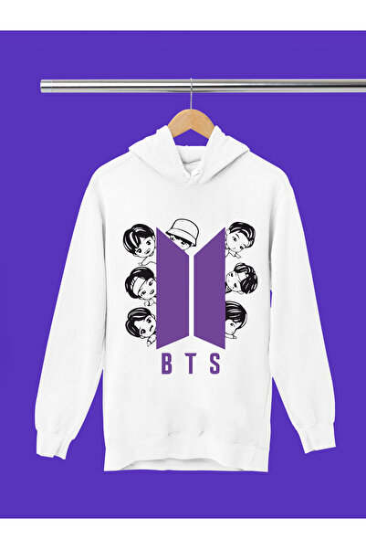 MAGORS Bts Bangthan Boys Printed 3-Yarn Quality Soft Texture Hooded Children'...