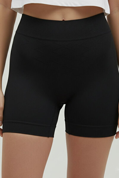 FİT WOMEN Push Up Seamless Dikişsiz Popo Şekillendirici Kısa Paçalı Korse