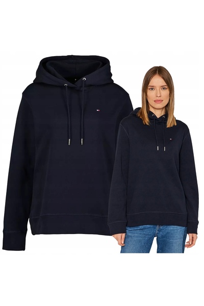 Tommy Hilfiger Women's Navy Premium Classic Hoodie Size XL