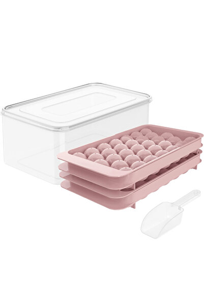 Other Forme Cuburi Gheață Sferă - Silicon cu Recipient și Capac, 2 Bucăți, Ro...