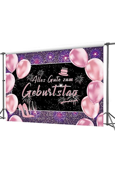 Other Birthday Banner Backdrop - Happy Birthday, Waterproof Polyester - 210 x...
