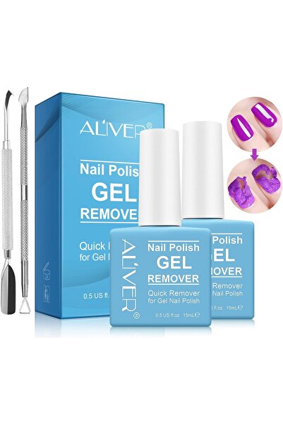 Other Dizolvant Unghii Gel si Semi Aliver - Formula Naturala, 2x15ml, include...