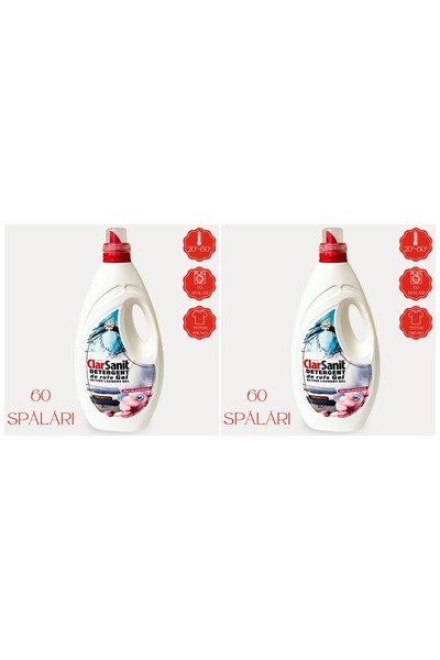 clarsanit SET 2 PIECES - Laundry Detergent Spring Blossom Scent 3L