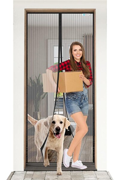 Other Magnetic Door Screen - Anti-insect, Automatic Closing - 85x210 cm, Black