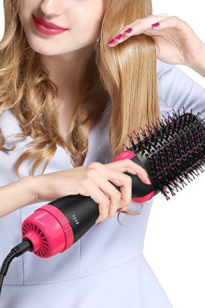 teknotrust مشط تصفيف وتمليس الشعر 3 في 1 مشط تصفيف وتجفيف الشعر ون تكنو