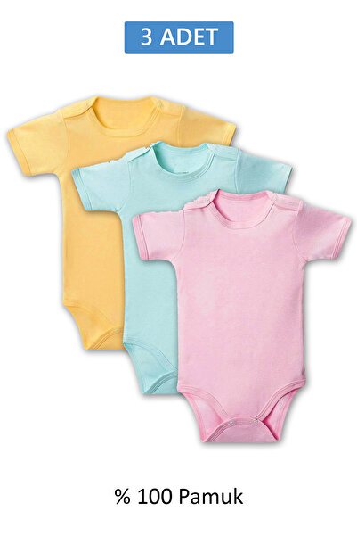 Cetiner Group Multi-Colored Half Sleeve Bodysuit for Children 2-7 Years Old (...