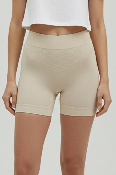 FİT WOMEN Κορσές Σμιλευτικός Γλουτών χωρίς ραφές με ενίσχυση και κοντό μήκος