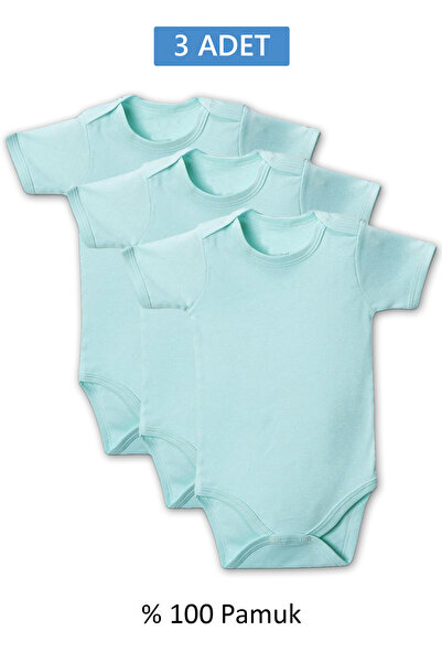 Cetiner Group بدلة داخلية خضراء نصف كم للأطفال من 7-12 سنة (3 قطع) مع أزرار س...