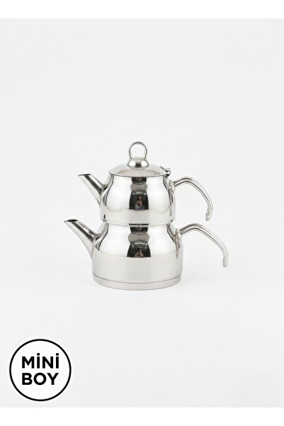 FARALYAHOME Sude Metal Handle Mini Size Teapot 0.75 Lt/ 1.20Lt