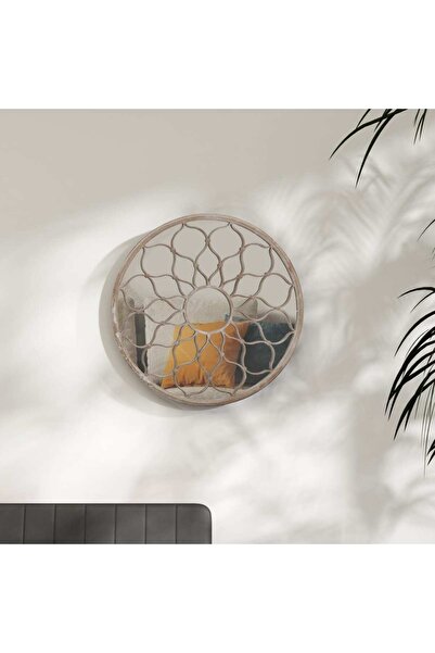 Concept Oglindă, nisipiu, 40x3 cm, fier, rotundă, utilizare în interior