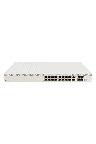 MIKROTIK Switch 16xRJ45 PoE Gigabit, consolă 2xRJ 45, 4 SFP 10G, Management -...